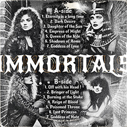 Immortals album cover back